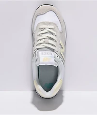 New Balance Lifestyle 574 Cloud, Fog & Yellow Shoes