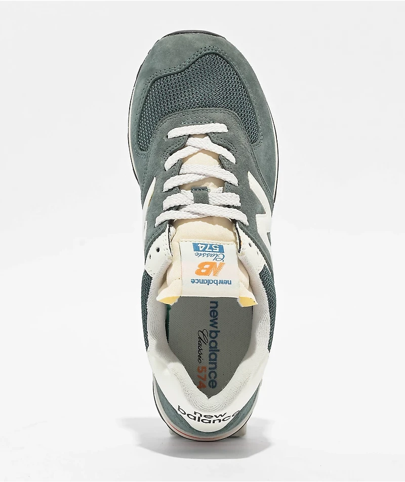 New Balance Lifestyle 574 Spruce & Sea Salt Shoes