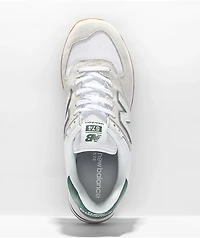 New Balance Lifestyle 574 White & Green Shoes