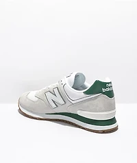 New Balance Lifestyle 574 White & Green Shoes