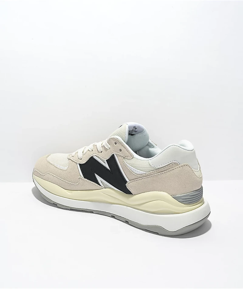 New Balance Lifestyle 5740 Sea Salt & Black Shoes