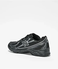 New Balance Lifestyle 740 Black & Silver Shoes