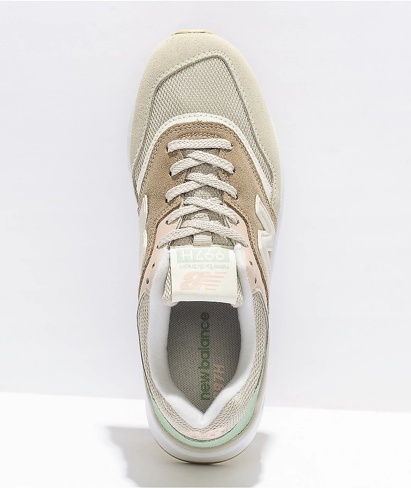 New Balance Lifestyle 997 Tan & Pink Shoes