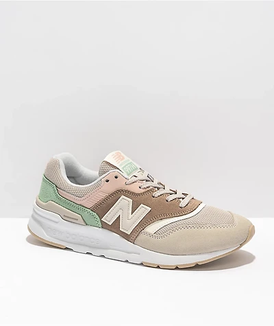 New Balance Lifestyle 997 Tan & Pink Shoes