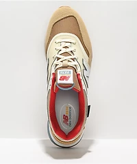 New Balance Lifestyle 997H Brown, Tan, & Red Shoes