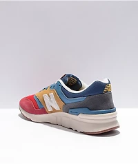 New Balance Lifestyle 997H Red, Blue, & Tan Shoes