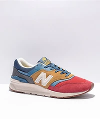New Balance Lifestyle 997H Red, Blue, & Tan Shoes