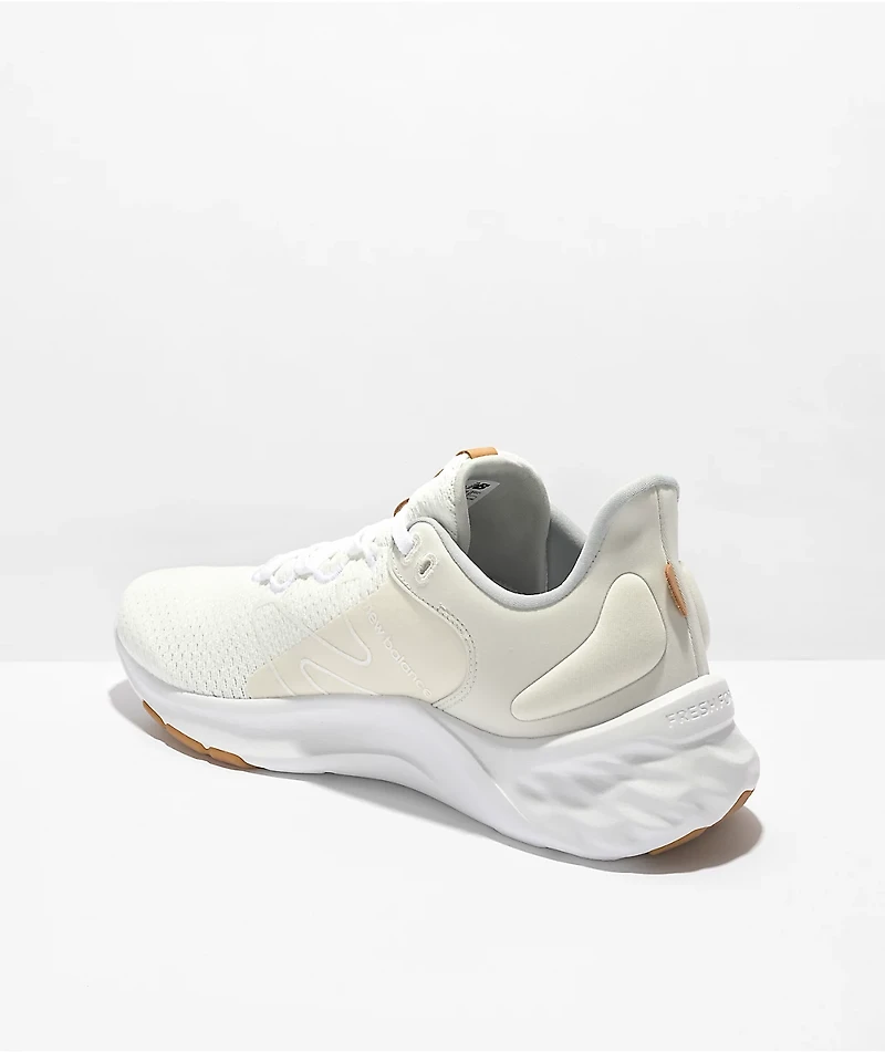 New Balance Lifestyle Fresh Foam Roav v2 White & Light Aluminum Shoes