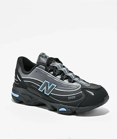 New Balance Lifestyle Kids 1000 Lace Black & Blue Shoes