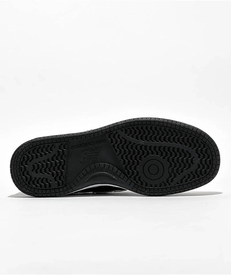 New Balance Lifestyle Kids 480 Black & White Skate Shoes