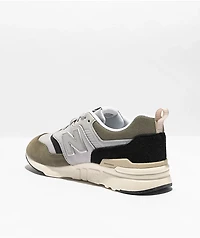 New Balance Lifestyle Kids 997H Covert Green & Raincloud Shoes