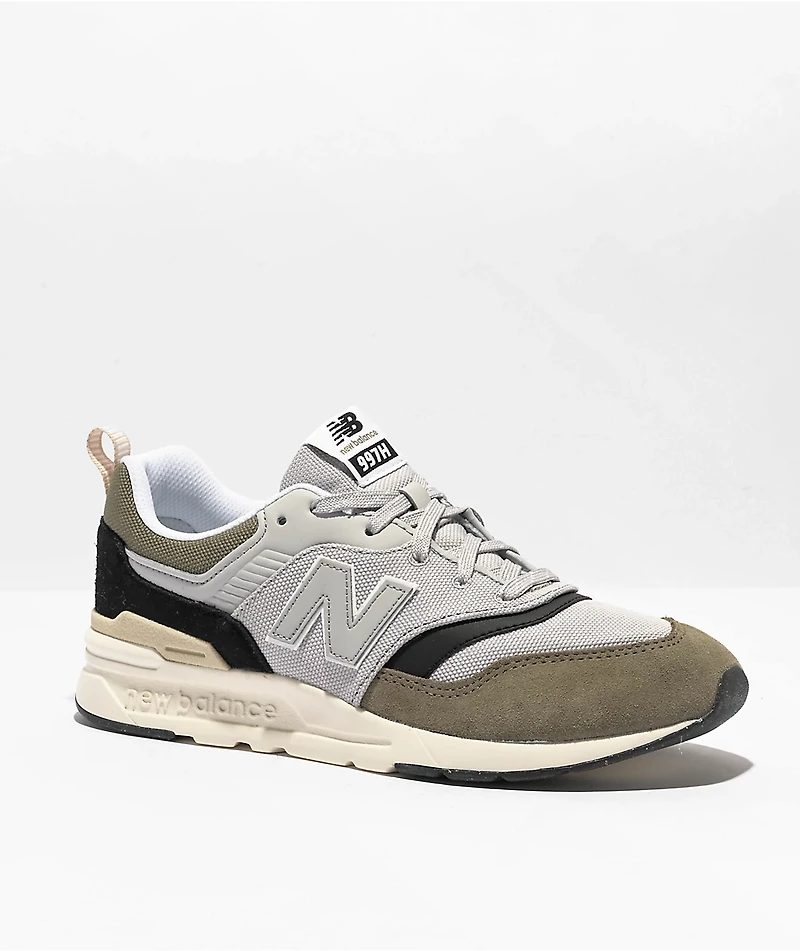 New Balance Lifestyle Kids 997H Covert Green & Raincloud Shoes