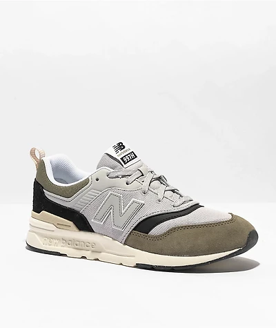 New Balance Lifestyle Kids 997H Covert Green & Raincloud Shoes