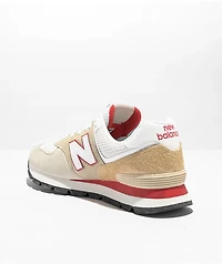 New Balance Lifestyle ML574D Beige & Orange Shoes