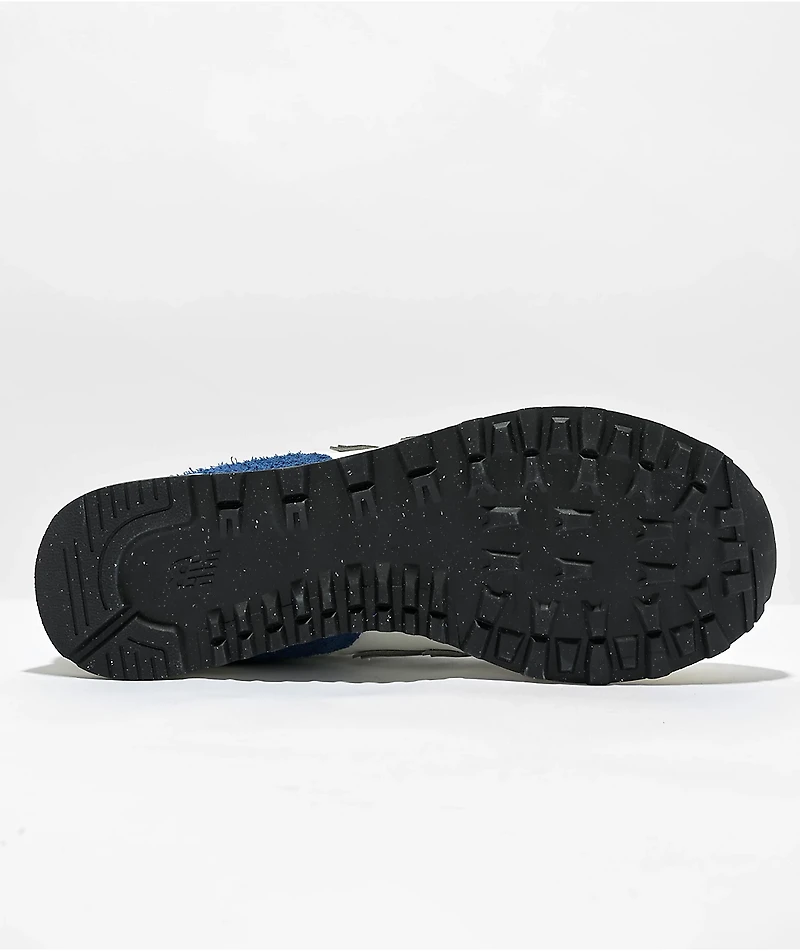 New Balance Lifestyle U574 White & Royal Blue Shoes
