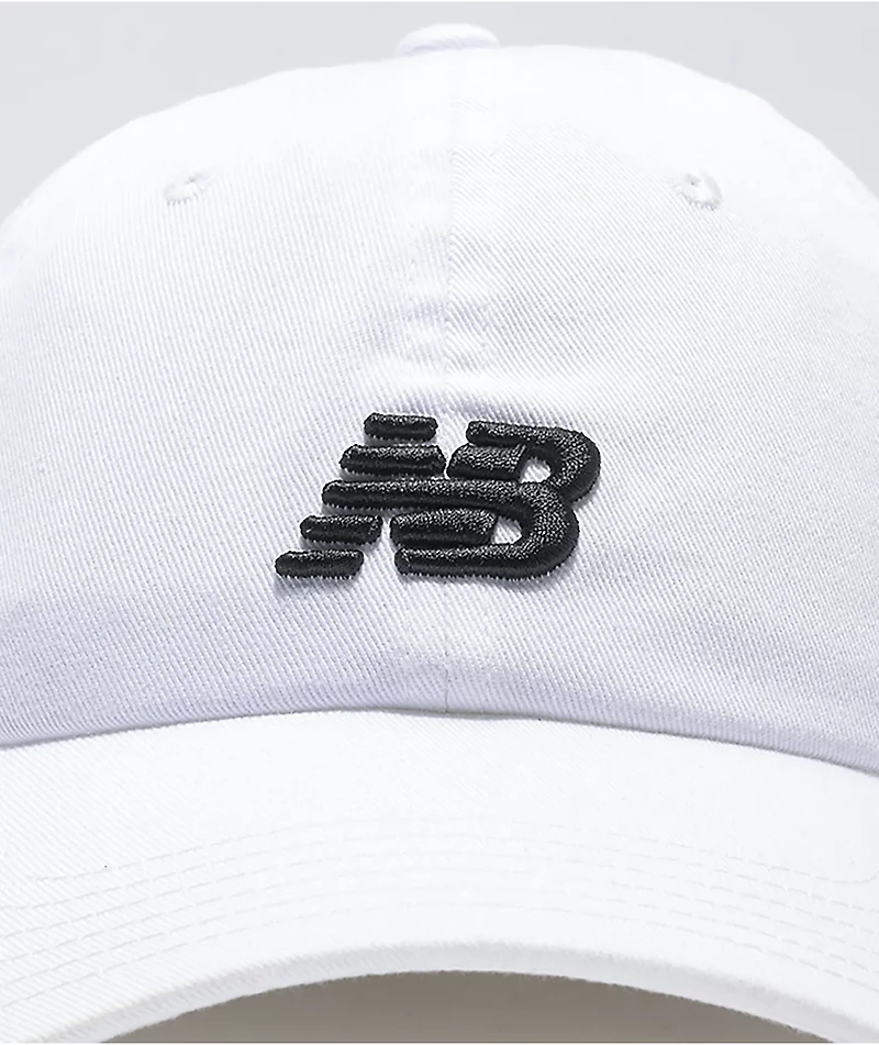 New Balance Lifestyle White Strapback Hat