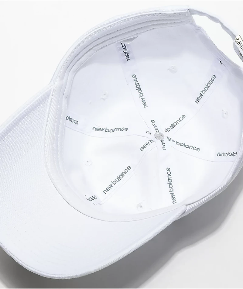 New Balance Lifestyle White Strapback Hat