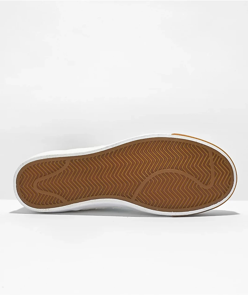 New Balance Numeric 212 White, Baby Blue & Gum Skate Shoes