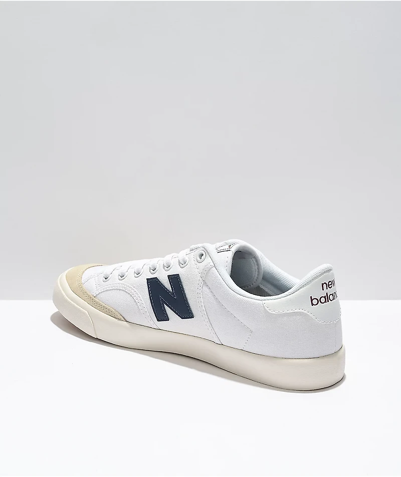 New Balance Numeric 212 White & Navy Skate Shoes