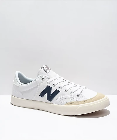 New Balance Numeric 212 White & Navy Skate Shoes