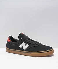 New Balance Numeric 255 Black & Gum Skate Shoes