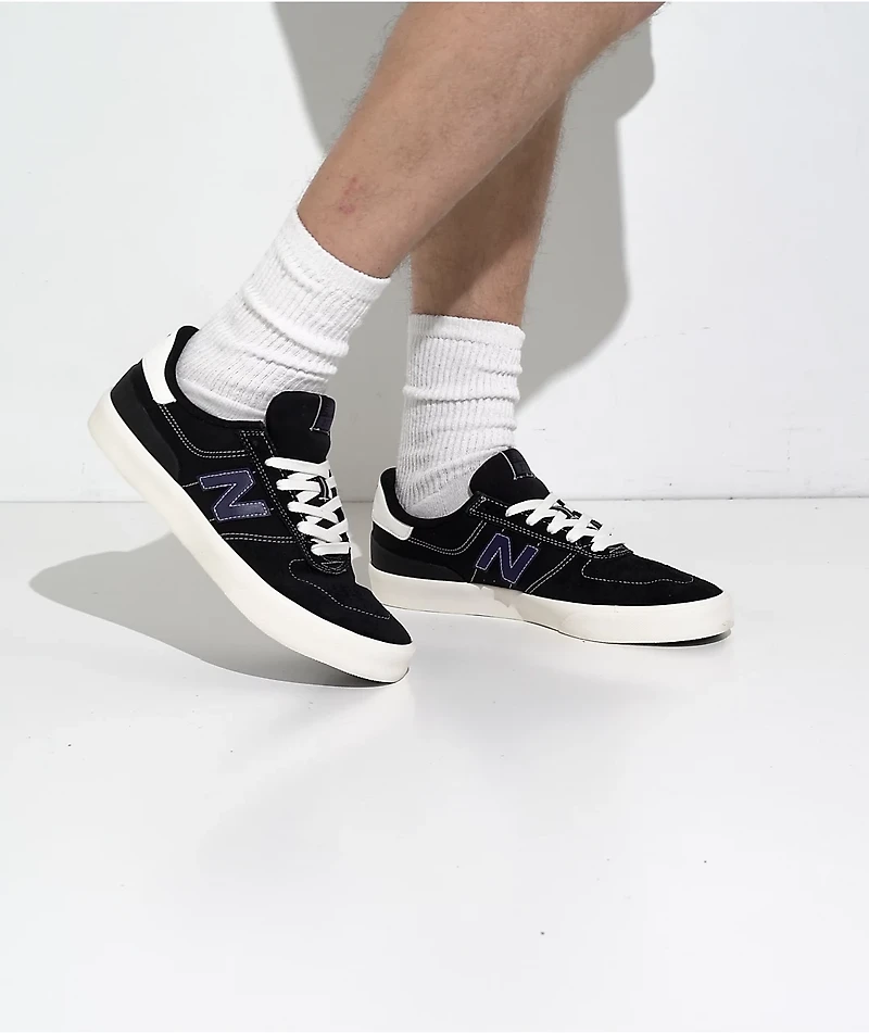 New Balance Numeric 272 Black & Navy Skate Shoes