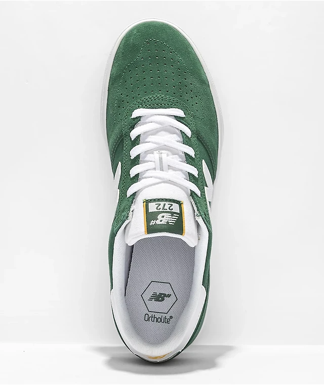 New Balance Numeric Villani 272 Franky White & Green Skate  display picture 1