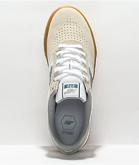 New Balance Numeric 272 White, Blue & Gum Skate Shoes
