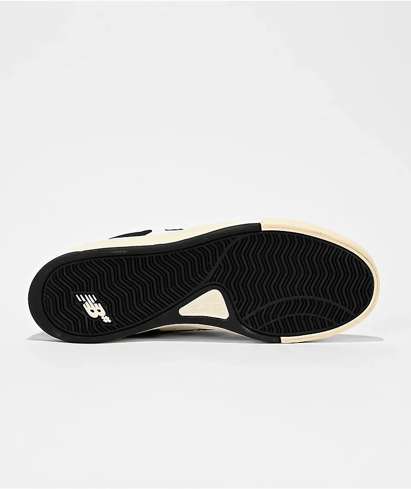 New Balance Numeric 306 Cup Jamie Foy Beige, Black & White Skate Shoes