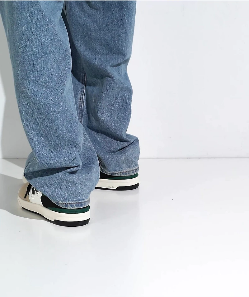 New Balance Numeric 306 Cup Jamie Foy Beige, Black & White Skate Shoes