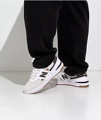 New Balance Numeric 306 Cup Jamie Foy White & Olive Skate Shoes
