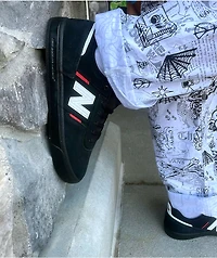 New Balance Numeric 306 Jamie Foy Black, White & Red Skate Shoes