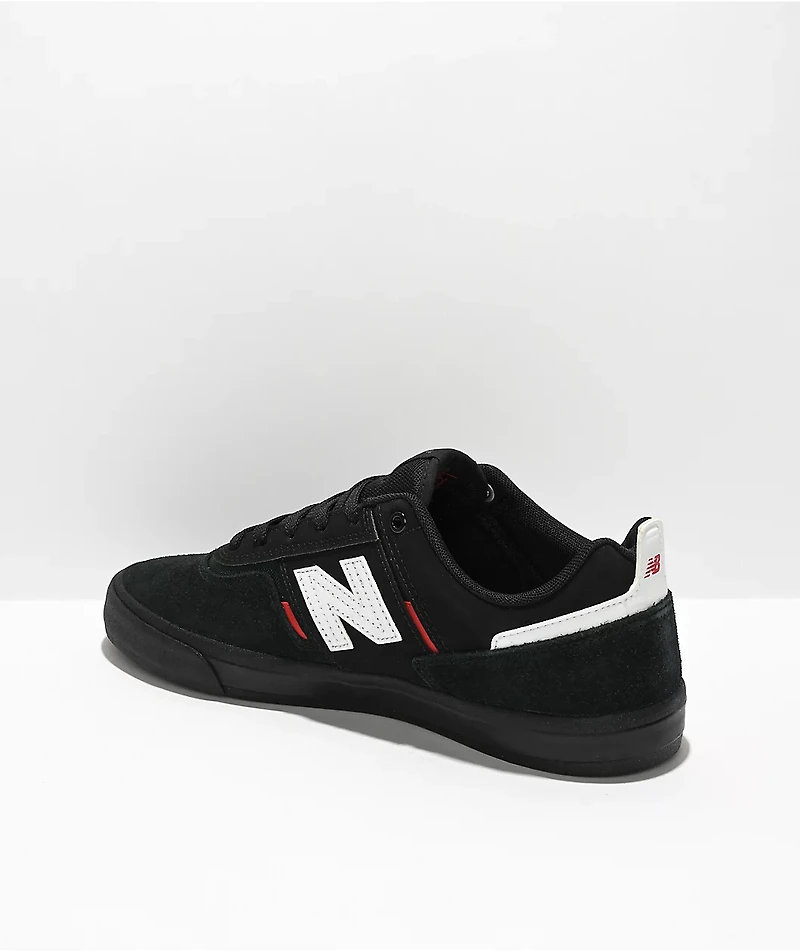 New Balance Numeric 306 Jamie Foy Black, White & Red Skate Shoes