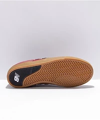 New Balance Numeric 306 Jamie Foy Burgundy & Gum Skate Shoes