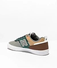 New Balance Numeric 306 Jamie Foy Grey & Vintage Teal Skate Shoes