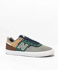 New Balance Numeric 306 Jamie Foy Grey & Vintage Teal Skate Shoes