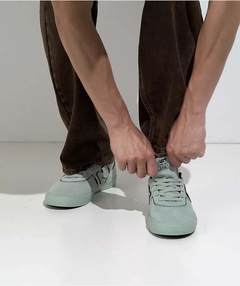 New Balance Numeric 306 Jamie Foy Mosaic Green & Black Skate Shoes