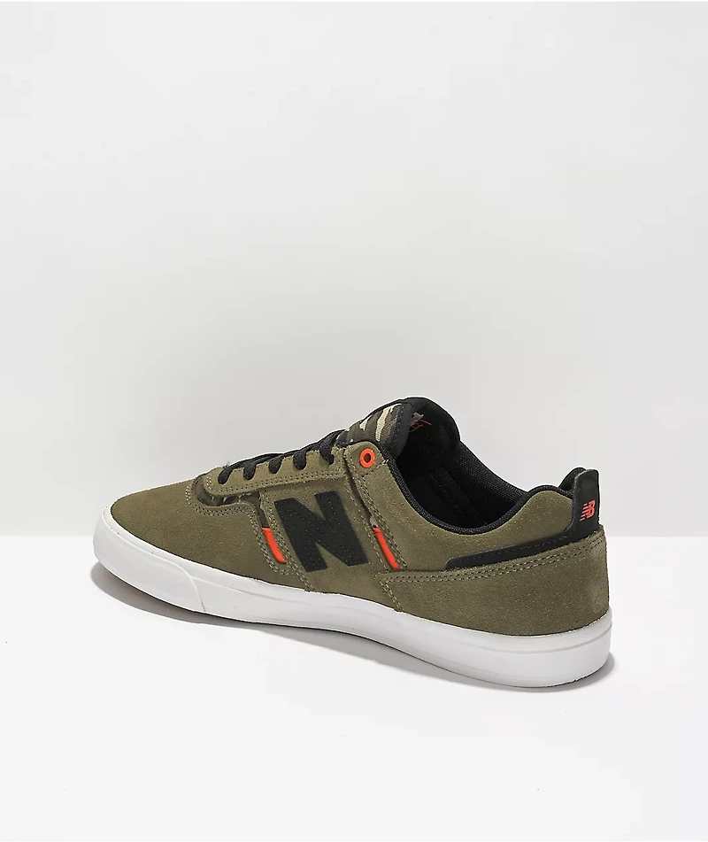 New Balance Numeric 306 Jamie Foy Olive & Orange Skate Shoes