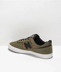 New Balance Numeric 306 Jamie Foy Olive & Orange Skate Shoes