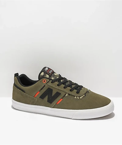 New Balance Numeric 306 Jamie Foy Olive & Orange Skate Shoes