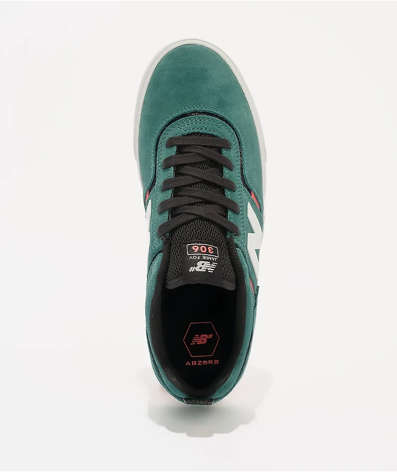 New Balance Numeric 306 Jamie Foy Spruce & White Skate Shoes