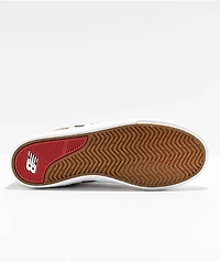 New Balance Numeric 306 Jamie Foy Tan & Red Skate Shoes