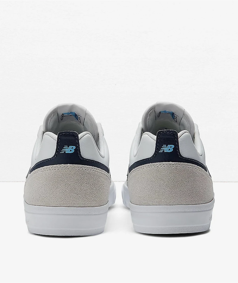 New Balance Numeric 306 Jamie Foy White & Navy Skate Shoes
