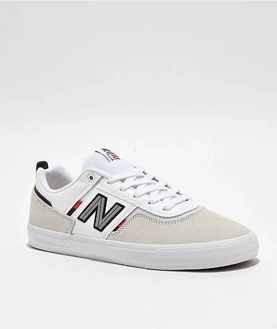 New Balance Numeric 306 Jamie Foy White & Red Skate Shoes