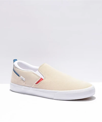 New Balance Numeric 306 Jamie Foy White Slip-On Skate Shoes