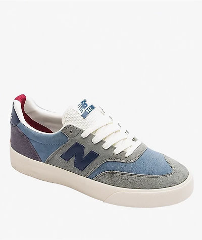 New Balance Numeric 340 Grey & Blue Skate Shoes