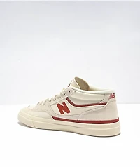 New Balance Numeric 417 Villani Sea Salt & Brick Red Skate Shoes