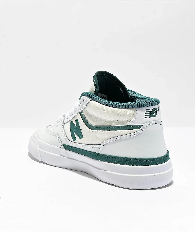 New Balance Numeric 417 Villani White & Vintage Teal Skate Shoes