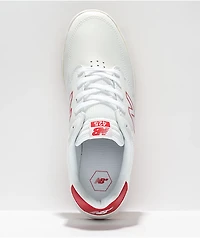New Balance Numeric 425 White & Red Skate Shoes