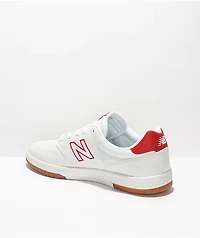 New Balance Numeric 425 White & Red Skate Shoes